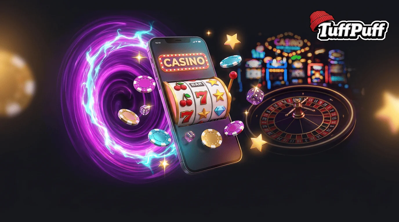 Jackpot-Spiele mit leuchtenden Symbolen und Gewinnmünzen
